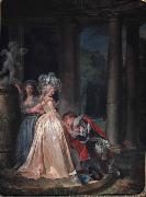 Louis-Jean-Francois Lagrenee Le Serment a lamour oil painting reproduction